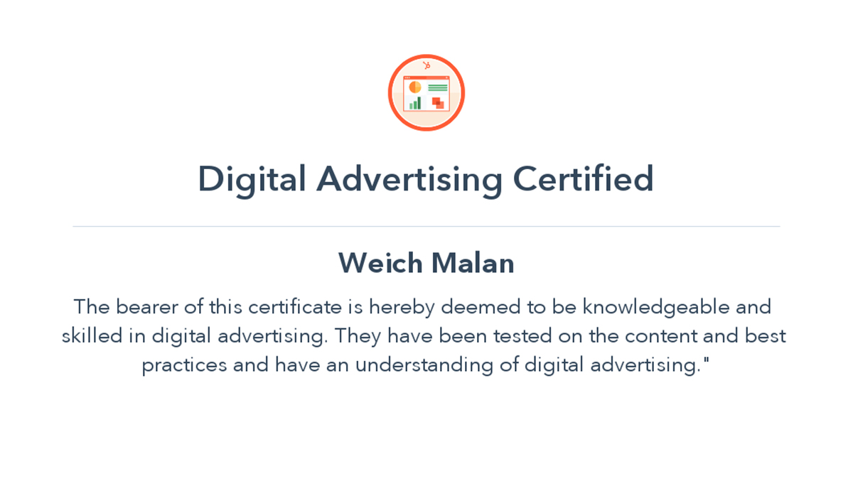 HubSpot Marketing Certifications